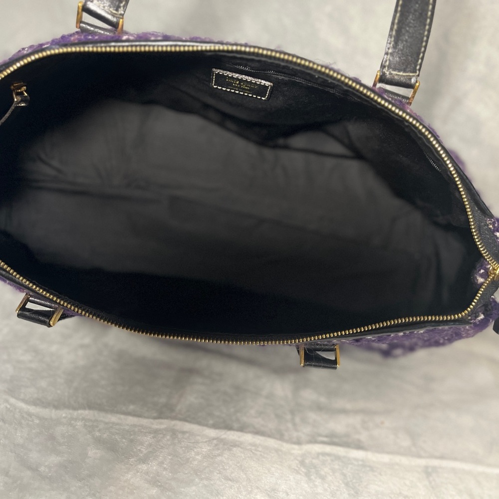 Kate Spade Purple and Black Tweed Shoulder Bag - Picture 6 of 7